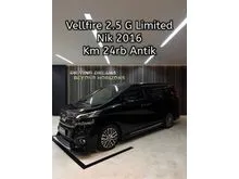 2016 Toyota Vellfire 2.5 Limited MPV