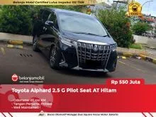 2018 Toyota Alphard 2.5 G MPV Pilot Seat AT Hitam 2018/2019 [ GARANSI 5TH ]