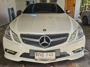2011 Mercedes-Benz E250 1.8 CGI BlueEFFICIENCY Coupe