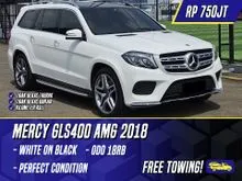 2018 Mercedes-Benz Gls400 3.0 AMG Line SUV White on Black Putih Mercy GLS 400