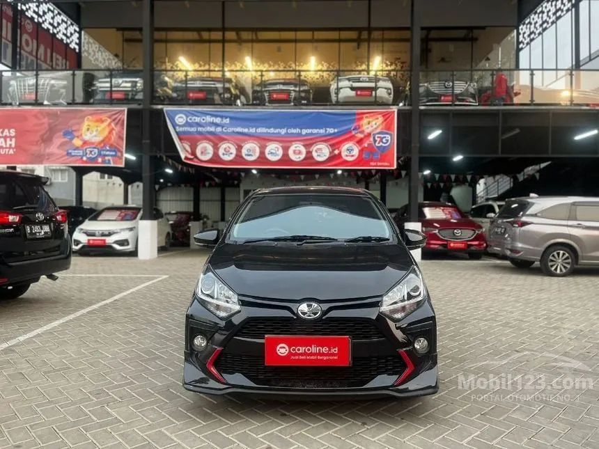 Jual Mobil Toyota Agya 2021 TRD 1.2 di Banten Automatic Hatchback Hitam Rp 140.000.000