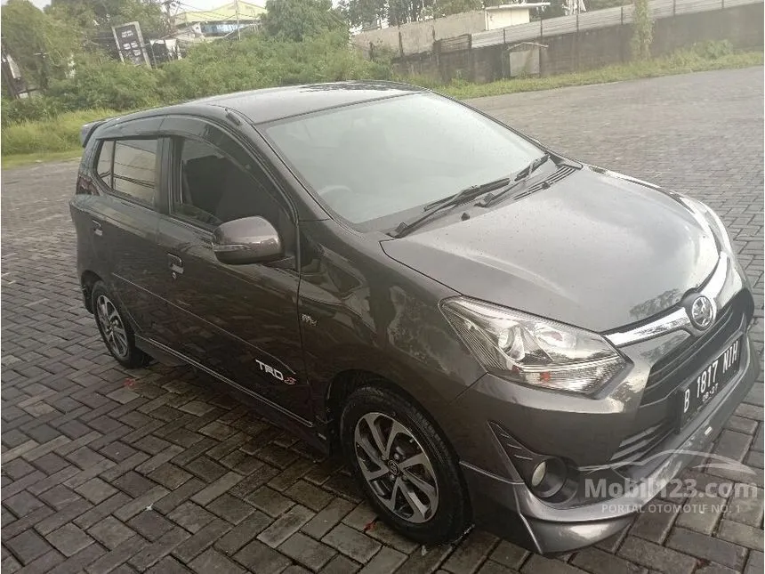 Jual Mobil Toyota Agya 2017 TRD 1.2 di DKI Jakarta Automatic Hatchback Abu