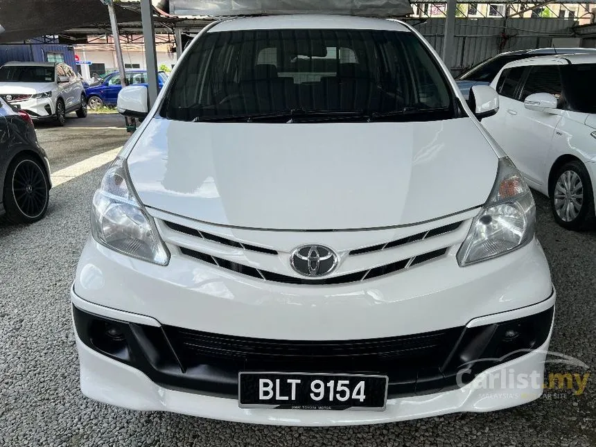 2012 Toyota Avanza E MPV