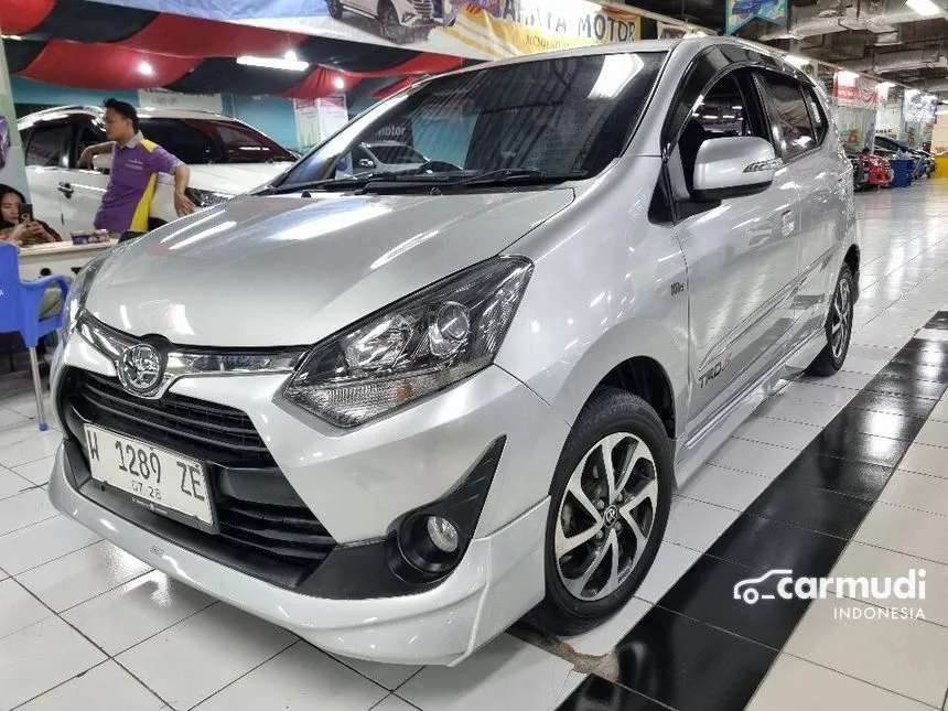 Jual Mobil Toyota Agya 2018 TRD 1.2 di Jawa Timur Manual Hatchback Silver Rp 127.500.000