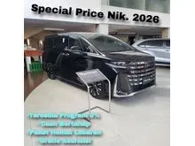 2026 Toyota Vellfire 2.5 HEV Executive Lounge VIP Type (Non Premium Color) MPV Hybrid Harga Termurah