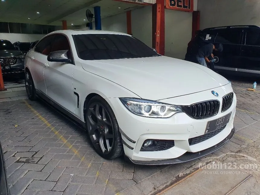 Jual Mobil BMW 428i 2014 M Sport 2.0 di Jawa Timur Automatic Gran Coupe Putih Rp 525.000.000