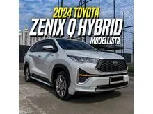 2024 Toyota Kijang Innova Zenix 2.0 Q HV TSS Modellista (Premium Color) MPV White on Black Record Hybrid Modelista Putih