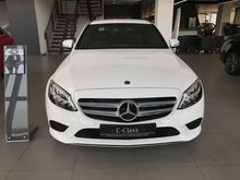 2019 Mercedes-Benz C200 1.5 Avantgarde Sedan White Best Price TDP 90 jutaan (Authorized Dealer)