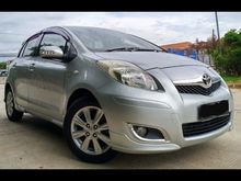 Toyota yaris E MATiC 2009 silver tgn`01 TERAWAT