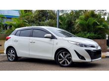 2018 Toyota Yaris 1.5 G Hatchback CVT AT White On Black - LOW KM 20RIBUAN ASLI ANTIK - GRESS LIKE NEW - KREDIT EASY NO RIBET