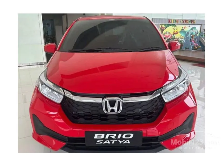 Jual Mobil Honda Brio 2024 E Satya 1.2 di Jawa Barat Manual Hatchback Merah Rp 182.800.000