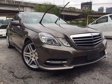 2012 Mercedes-Benz E250 1.8 Sedan AMG Sport Distronic Pre Crash System Panoramic Roof Unreg