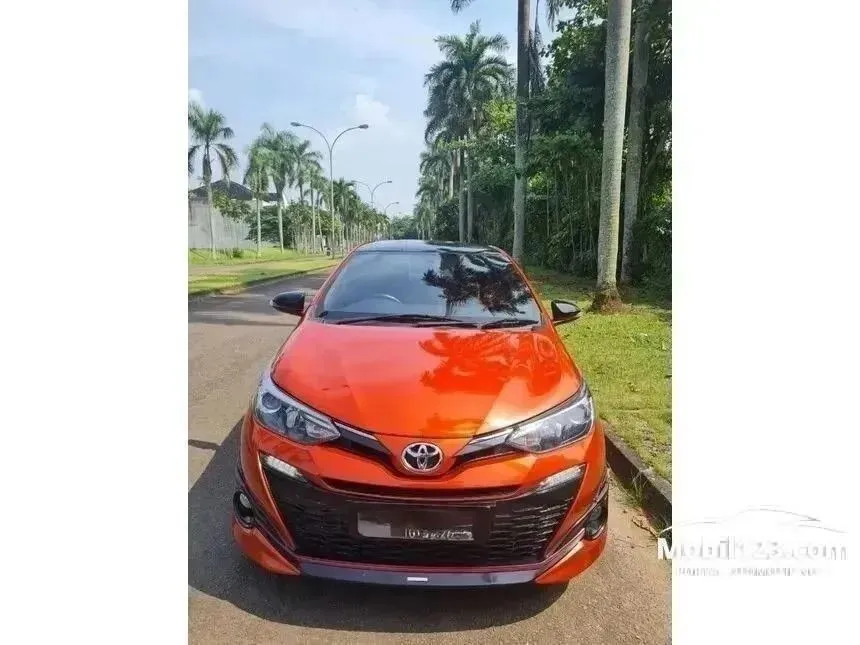 Jual Mobil Toyota Yaris 2018 TRD Sportivo 1.5 di Banten Manual Hatchback Orange Rp 180.000.000
