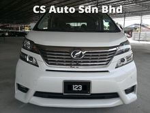 2010 Toyota Vellfire 2.4 Z Platinum MPV Full Spec 2 PW Door PW Boot