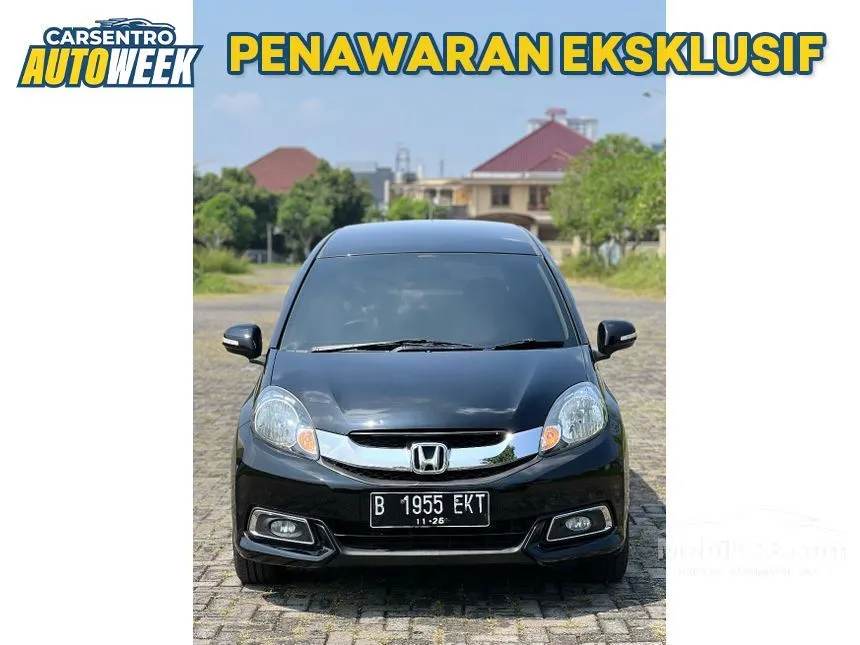 Jual Mobil Honda Mobilio 2014 E Prestige 1.5 di Jawa Tengah Automatic MPV Hitam Rp 135.000.000