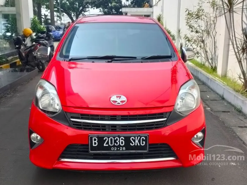 Jual Mobil Toyota Agya 2016 G 1.0 di Jawa Barat Automatic Hatchback Merah Rp 90.000.000