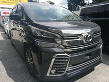2016 Toyota Vellfire 2.5 Z G Edition MPV/FREE 5 YEARS WARRANTY/PURPLEBLACK