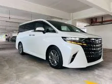 2024 Toyota Alphard 2.5 Z 7 Seater Recon Unreg**360 CAM PILOT SEAT BSM DIM MOON ROOF**FREE 5 YEARS WARRANTY SERVICES POLISH**CALL VIEW CAR READY CAR