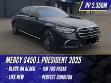 2024 Mercedes-Benz S450L 3.0 Luxury 4MATIC Sedan President Presiden Mercy Black Hitam S450 L S 450L 450