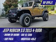 2015 Jeep Wrangler 3.0 Rubicon Unlimited 4 Door SUV Brown on Brown Coklat Cokelat 10th Anniversary