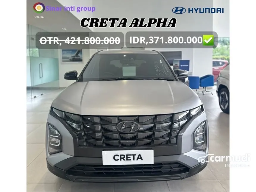 Jual Mobil Hyundai Creta 2024 Alpha 1.5 di Banten Automatic Wagon Abu