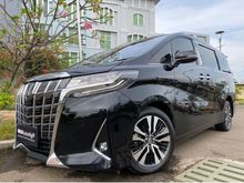 2019 Toyota Alphard 2.5 G Van Wagon Nik2019 Black On Beige Km10rb Pilot Seat Heater Seat 4Cam #AUTOHIGH #MUST HAVE