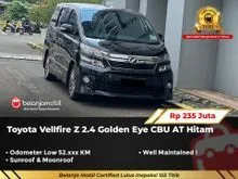 2014 Toyota Vellfire 2.4 Z MPV Golden Eye CBU AT 2014 [ GARANSI 5TH ]