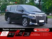 2022 Toyota Alphard 2.5 G MPV ATPM Black on Beige Odo 22 Rb (ANTIK) TDP MINIM