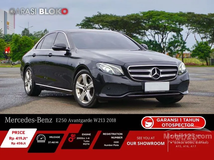 2018 Mercedes-Benz E250 Avantgarde CKD Sedan