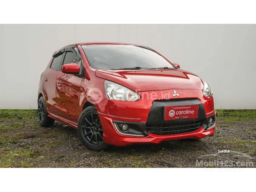 Jual Mobil Mitsubishi Mirage 2015 GLS 1.2 di DKI Jakarta Automatic Hatchback Merah Rp 100.000.000