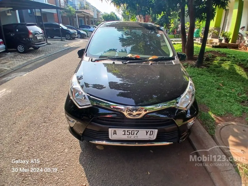 Jual Mobil Toyota Calya 2019 G 1.2 di Banten Automatic MPV Hitam Rp 119.000.000