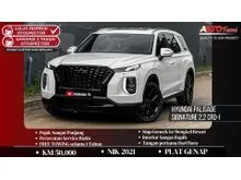 2021 Hyundai Palisade 2.2 Signature AWD SUV KM 50.000 Hyundai Palisade Signature 2.2 CRD-i Pemakaian 2022 White On Beige Tgn 1 Dr Br NIK 2021 Akhir