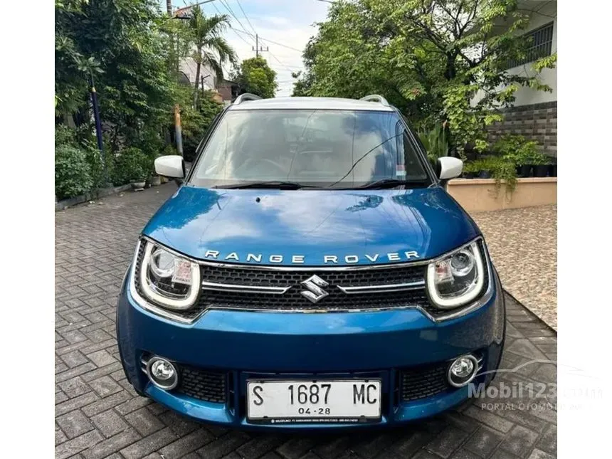 Jual Mobil Suzuki Ignis 2017 GX 1.2 di Jawa Timur Manual Hatchback Biru Rp 125.000.000