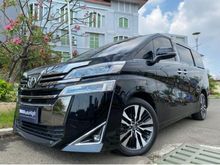 2018 Toyota Vellfire 2.5 G Van Wagon Nik2018 Facelift Black On Black Km20rb Antik Pilot Seat Heater Seat #AUTOHIGH #MUST HAVE