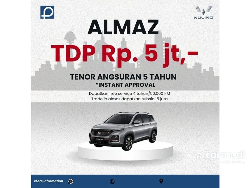 Jual Mobil Wuling Almaz 2023 RS Pro 1.5 di DKI Jakarta Automatic Wagon Lainnya Rp 395.000.000