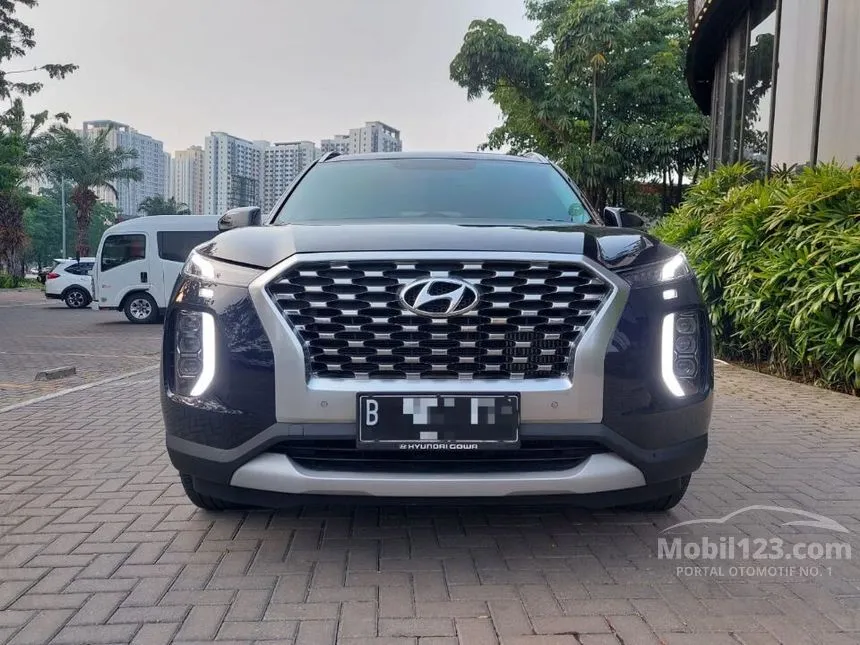 Jual Mobil Hyundai Palisade 2021 Signature 2.2 di DKI Jakarta Automatic Wagon Biru Rp 685.500.000