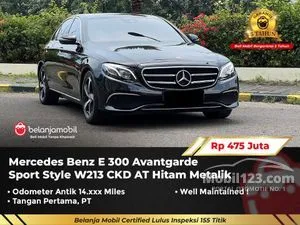 2019 Mercedes-Benz E300 2.0 Avantgarde SportStyle Sedan