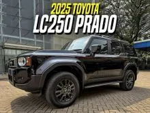 2025 Toyota Land Cruiser Prado 2.7 VX First Edition SUV Bensin Black LC250 LC 250 Hitam