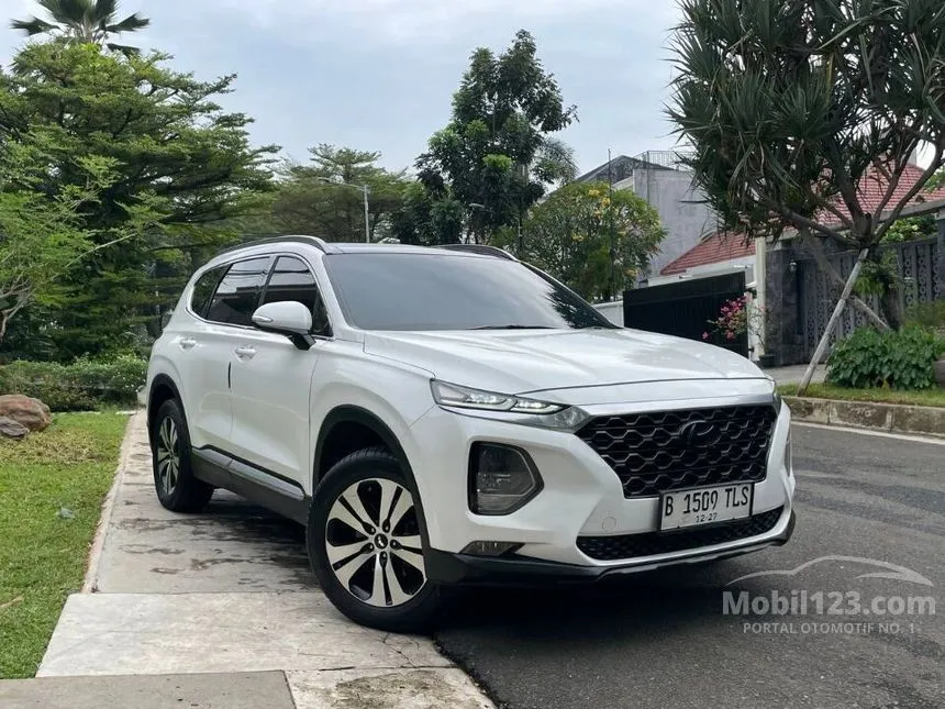 Jual Mobil Hyundai Santa Fe 2019 XG CRDi 2.2 di DKI Jakarta Automatic SUV Putih Rp 410.000.000