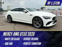 2019 Mercedes-Benz AMG GT 3.0 53 4MATIC+ Coupe White on Black Putih GT53 Mercy