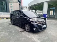 2017 Toyota Vellfire 2.5 G MPV Hitam