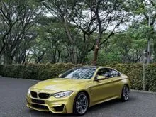 2014 BMW M4 3.0 Coupe F82 Austin Yellow on Black Merino Leather