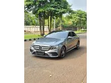 2017 Mercedes-Benz E300 2.0 AMG Line Sedan (Faktur 2018) Gray on Black (W213) Odo 27 Rb (TERMURAH)