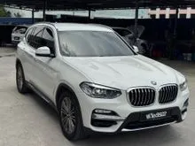 2018 BMW X3 2.0 xDrive30i Luxury SUV 3 YEAR WARRANTY