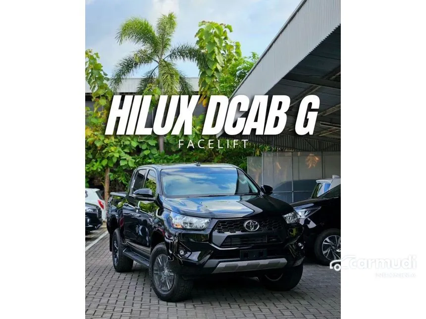 Jual Mobil Toyota Hilux 2024 G Double Cab 4X4 2.4 di Sulawesi Selatan Manual Pickup Hitam Rp 490.200.000