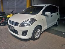 Suzuki Ertiga 1.4 GL 2014 AT white , AC double blower , excellent condition , tdp 10 juta saja