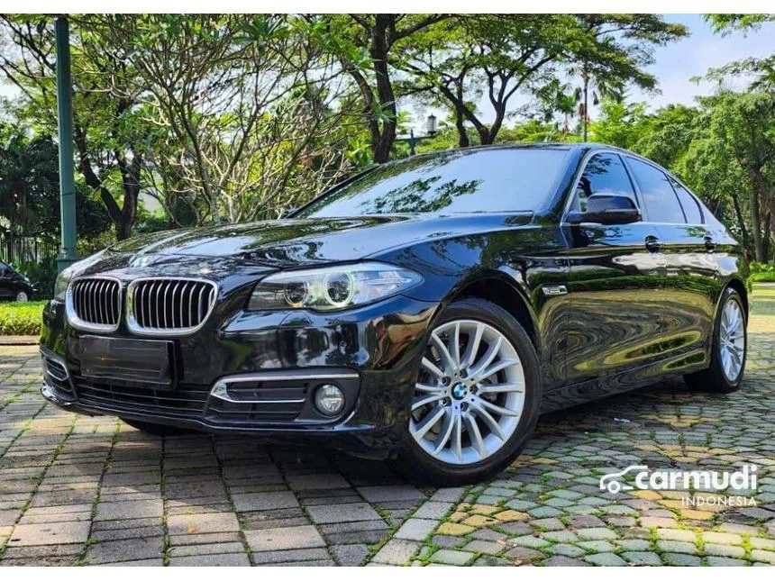 Jual Mobil BMW 528i 2014 Luxury 2.0 di Banten Automatic Sedan Hitam Rp 340.000.000