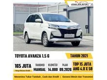 2021 Toyota Avanza 1.3 G MPV Manual Putih Kondisi Apik Low KM Harga Terbaik