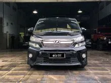 2013 Toyota Vellfire 2.4 ZG MPV