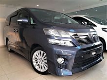 2012 UNREG Toyota Vellfire 2.4 Z MPV 8S 2PDR HTHEATHER 18SPEAKER RCAMERA